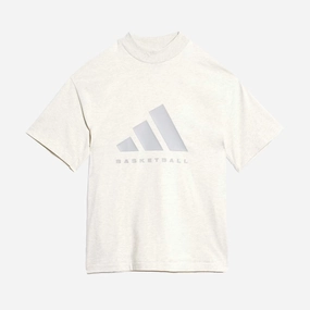 Adidas | BASKETBALL TEE  { CREAM WHITE MEL