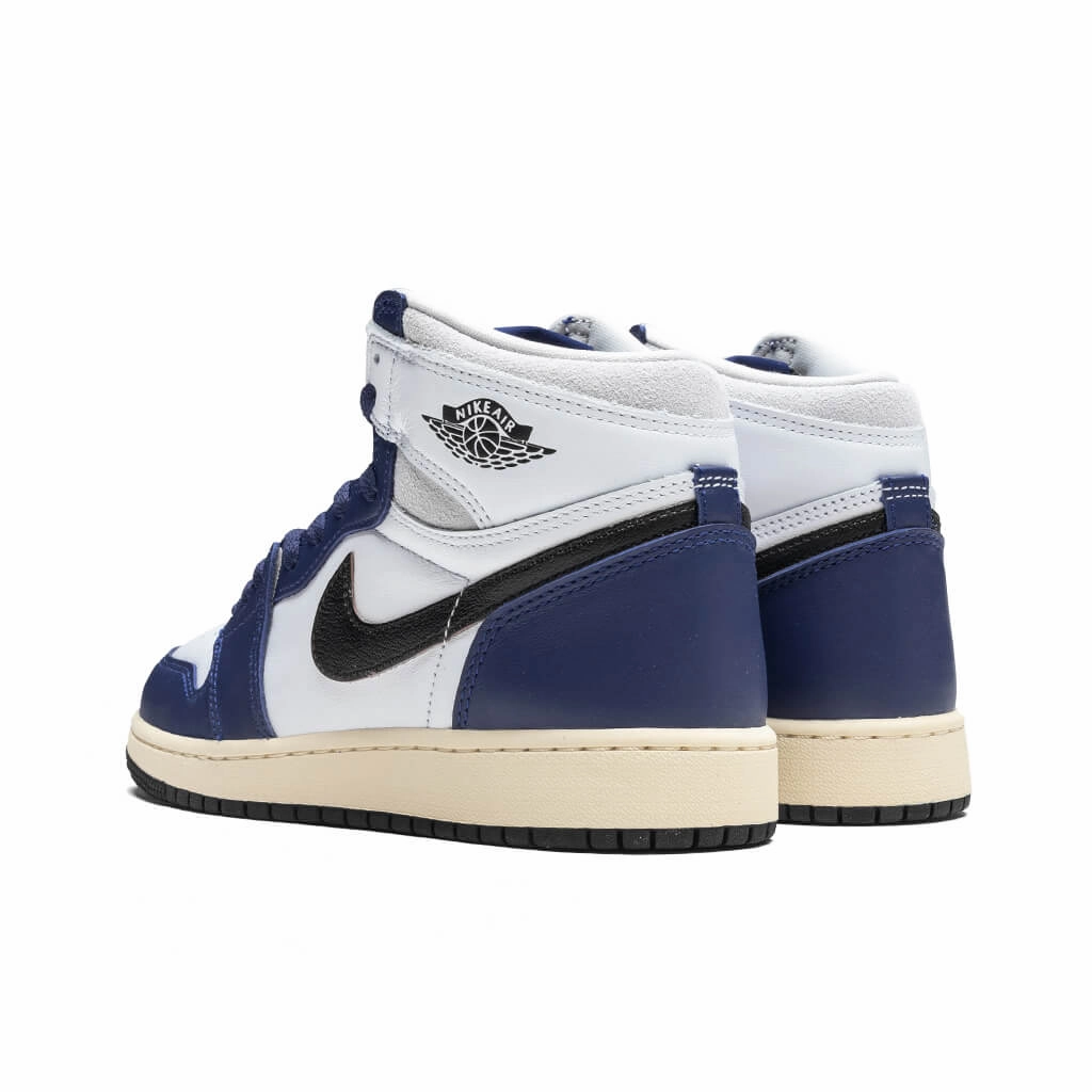 Air Jordan 1 High OG 'Rare Air' (GS) - White/Black/Neutral Grey/Deep Royal Blue