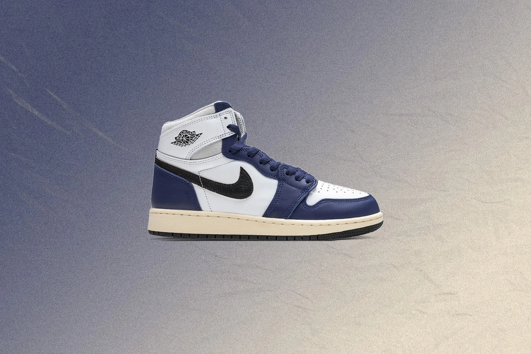 Air Jordan 1 High OG 'Rare Air' (GS) - White/Black/Neutral Grey/Deep Royal Blue