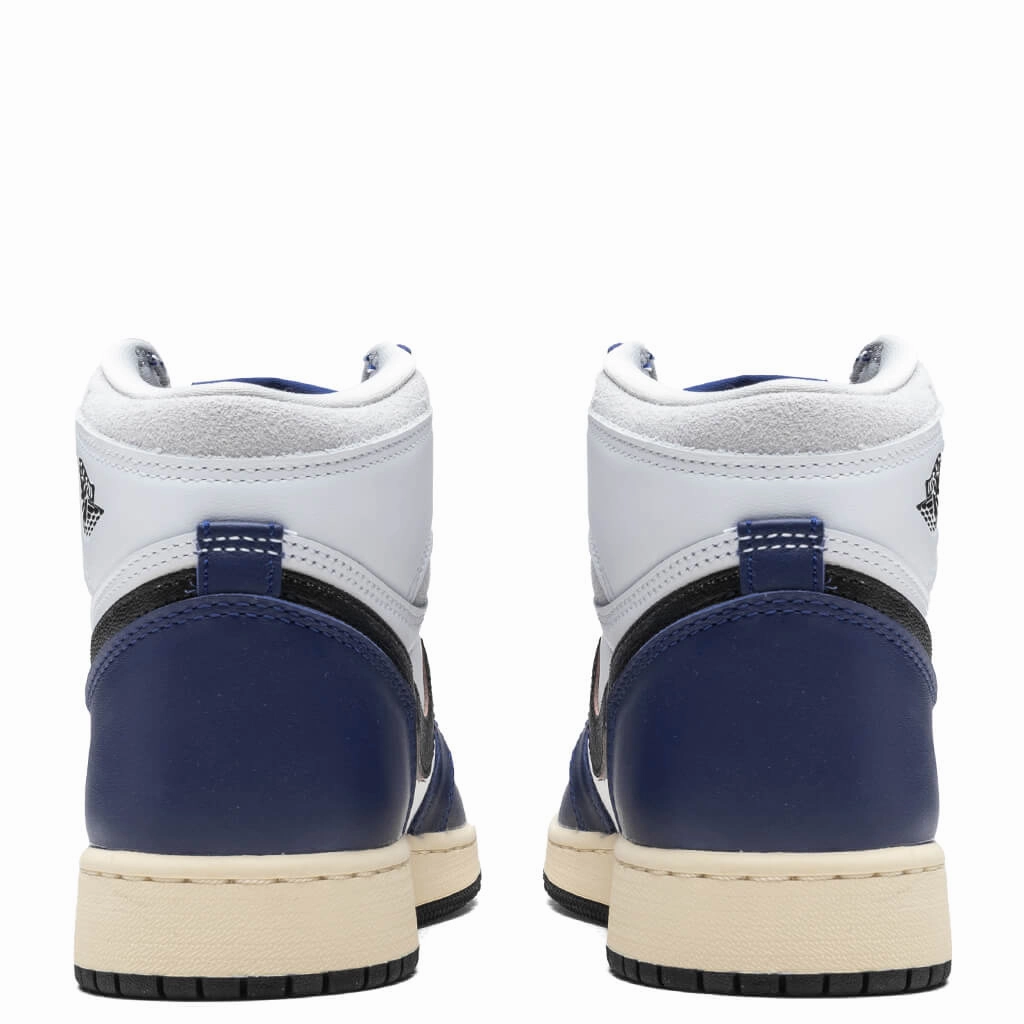 Air Jordan 1 High OG 'Rare Air' (GS) - White/Black/Neutral Grey/Deep Royal Blue