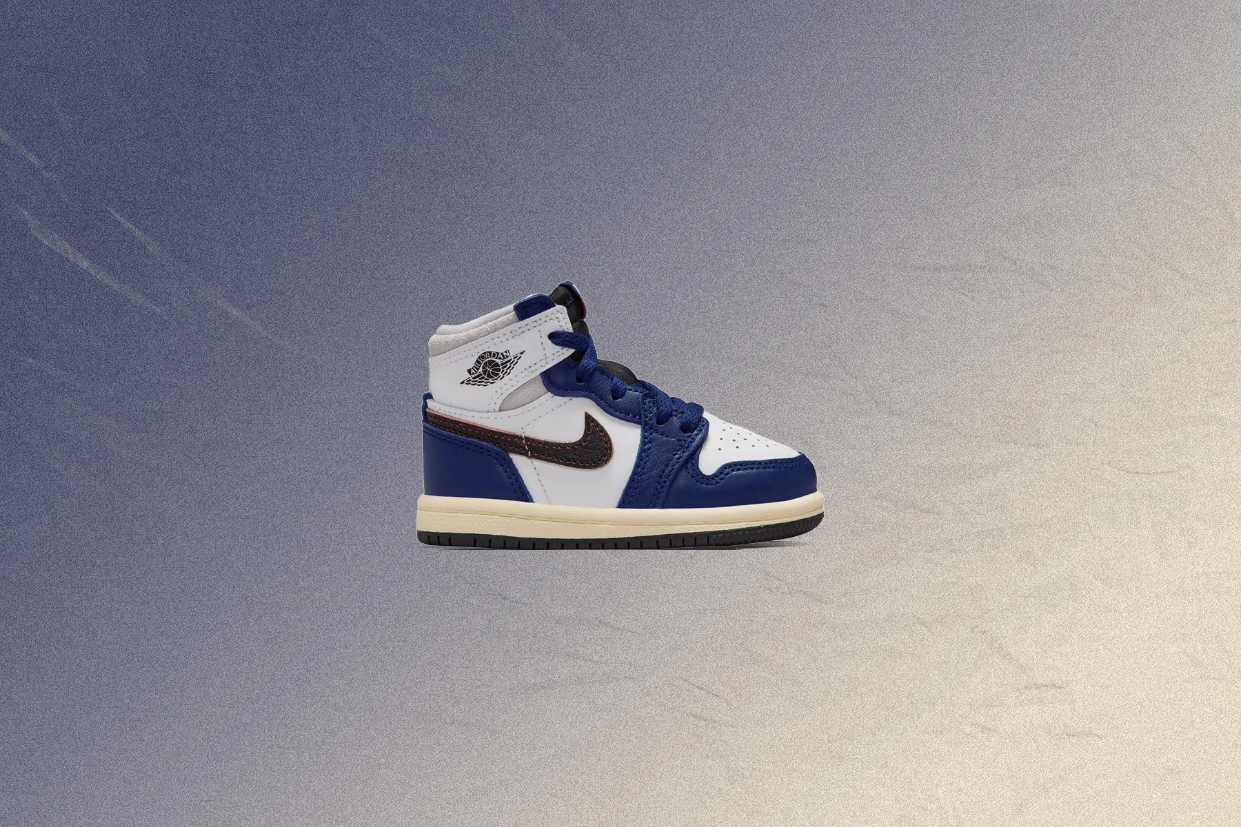 Air Jordan 1 Retro High OG 'Rare Air' (TD) - White/Black/Neutral Grey/Deep Royal Blue