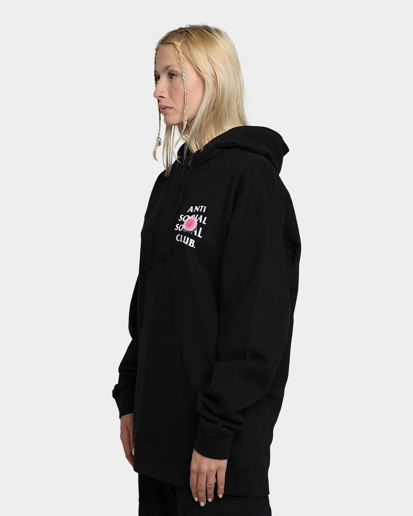 Anti Social Social Club Broken Vase Hoodie Black