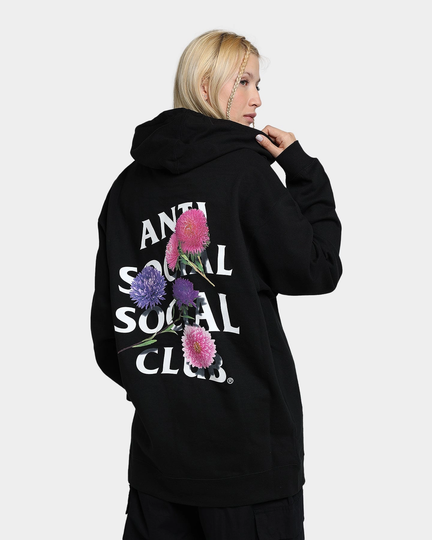 Anti Social Social Club Broken Vase Hoodie Black