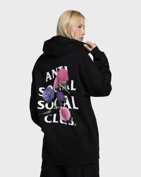 Anti Social Social Club Broken Vase Hoodie Black