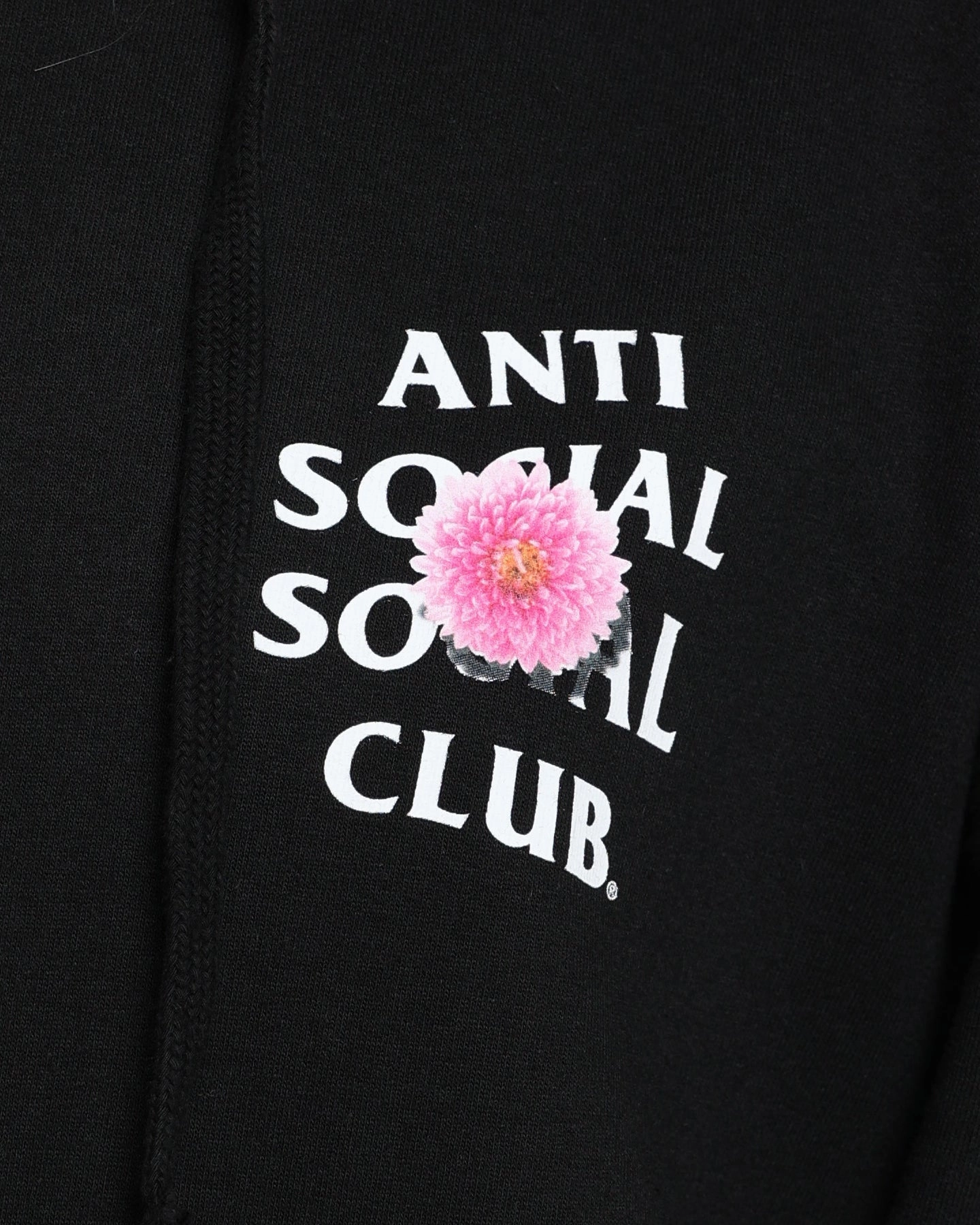 Anti Social Social Club Broken Vase Hoodie Black