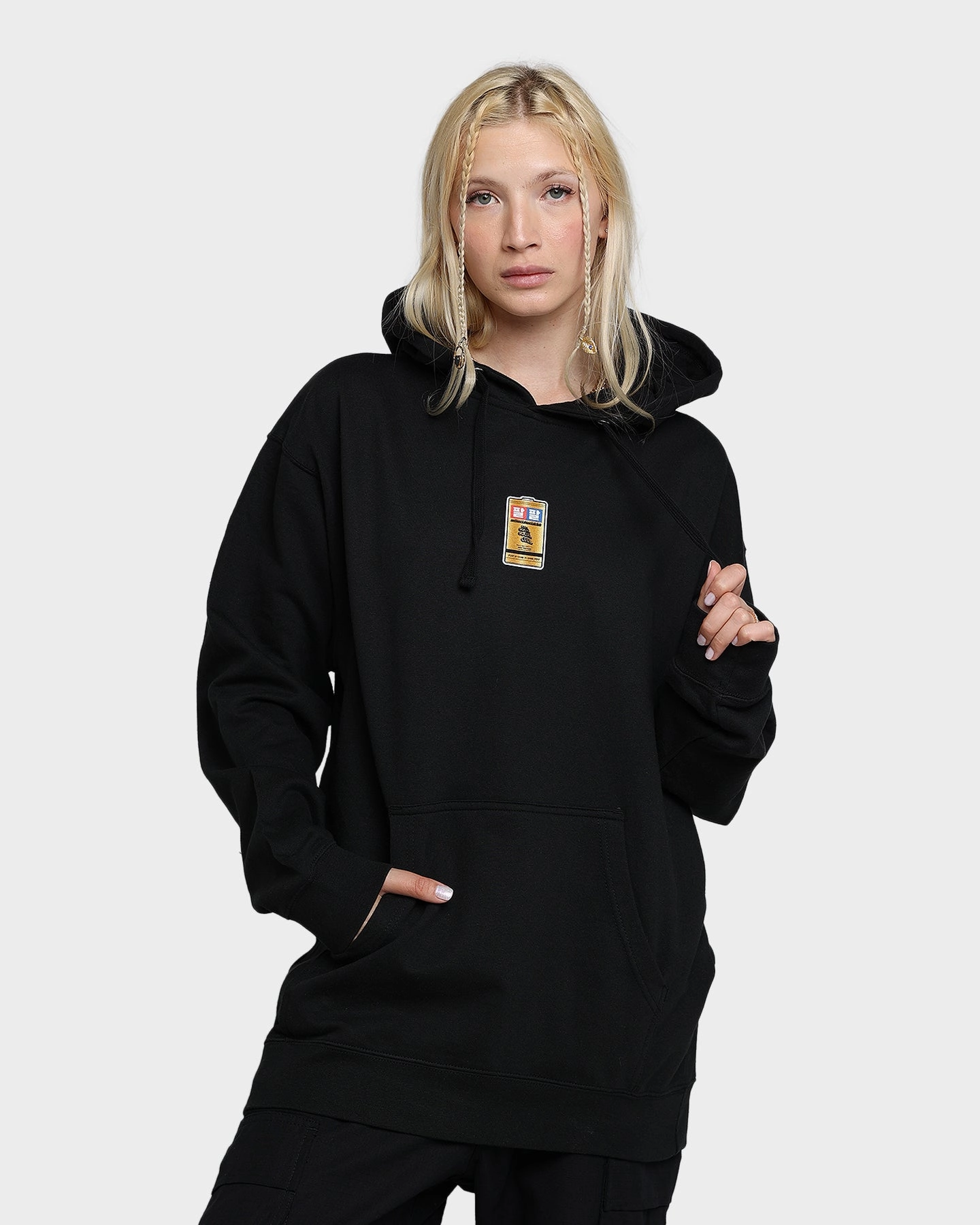 Anti Social Social Club Straight To Voicemail Hoodie Black