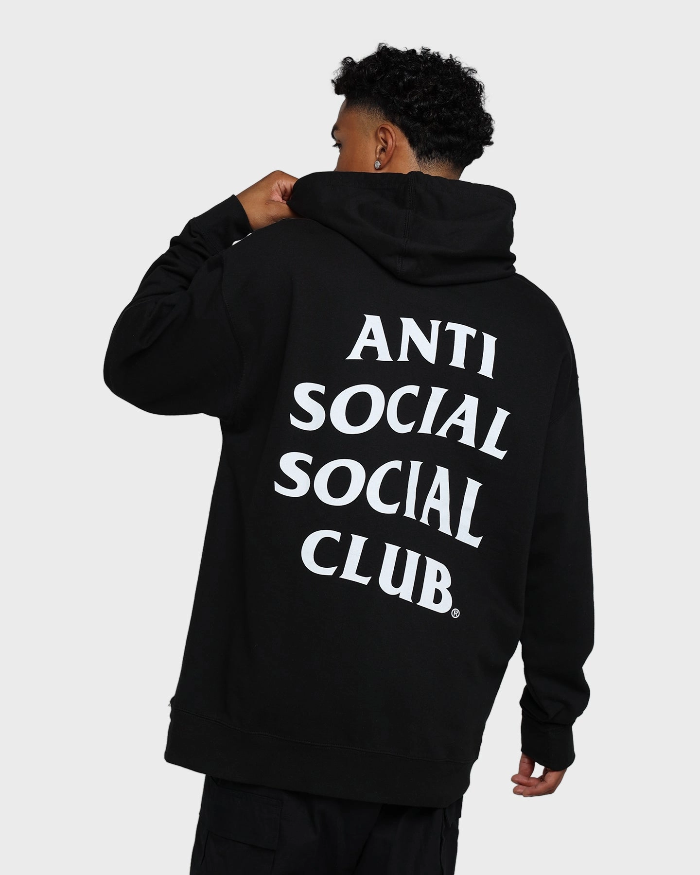 Anti Social Social Club Straight To Voicemail Hoodie Black