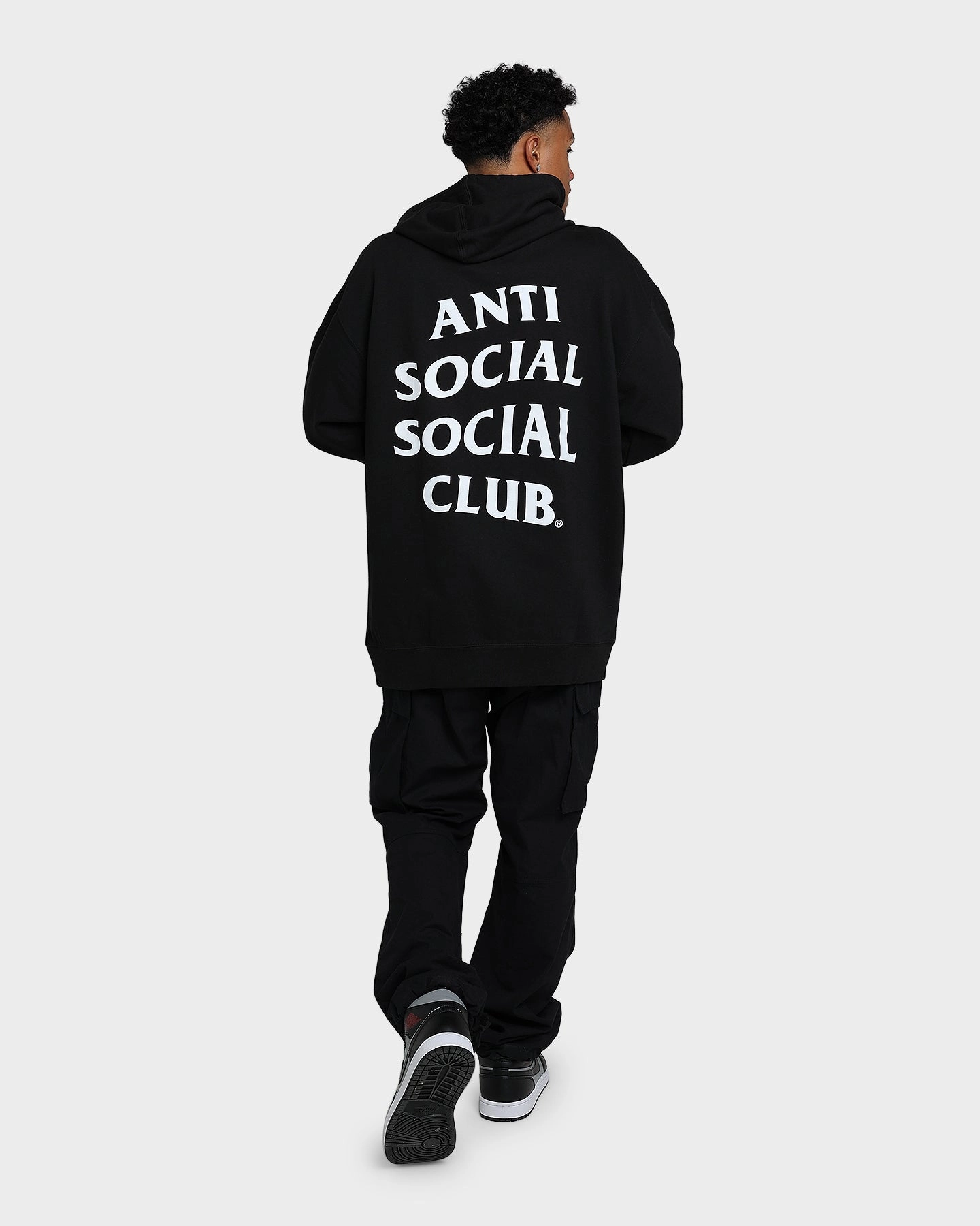 Anti Social Social Club Straight To Voicemail Hoodie Black