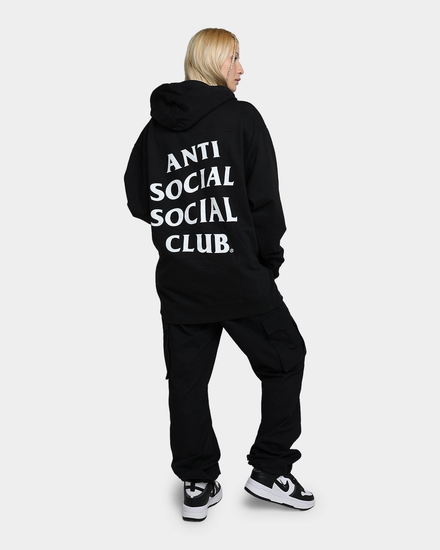 Anti Social Social Club Straight To Voicemail Hoodie Black