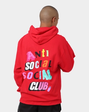 Anti Social Social Club The Real Me Hoodie Red