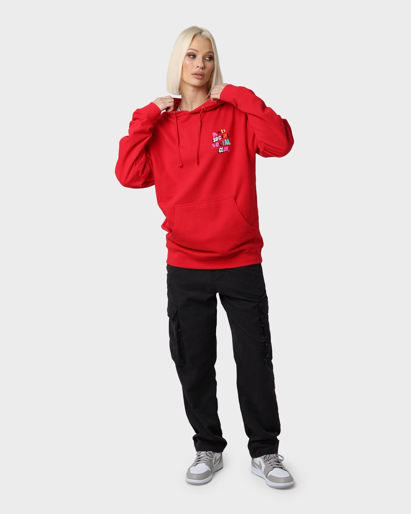 Anti Social Social Club The Real Me Hoodie Red