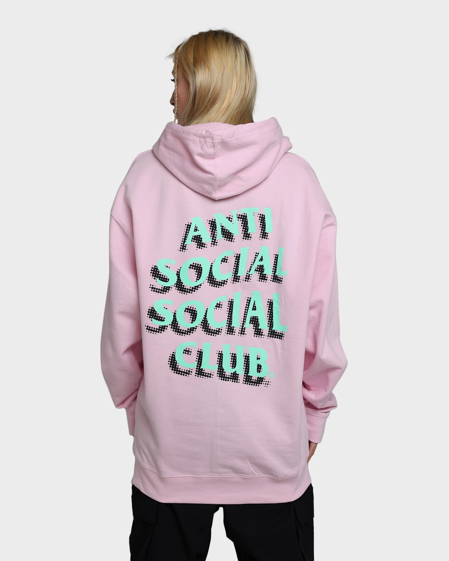Anti Social Social Club Toned Down Hoodie Pink