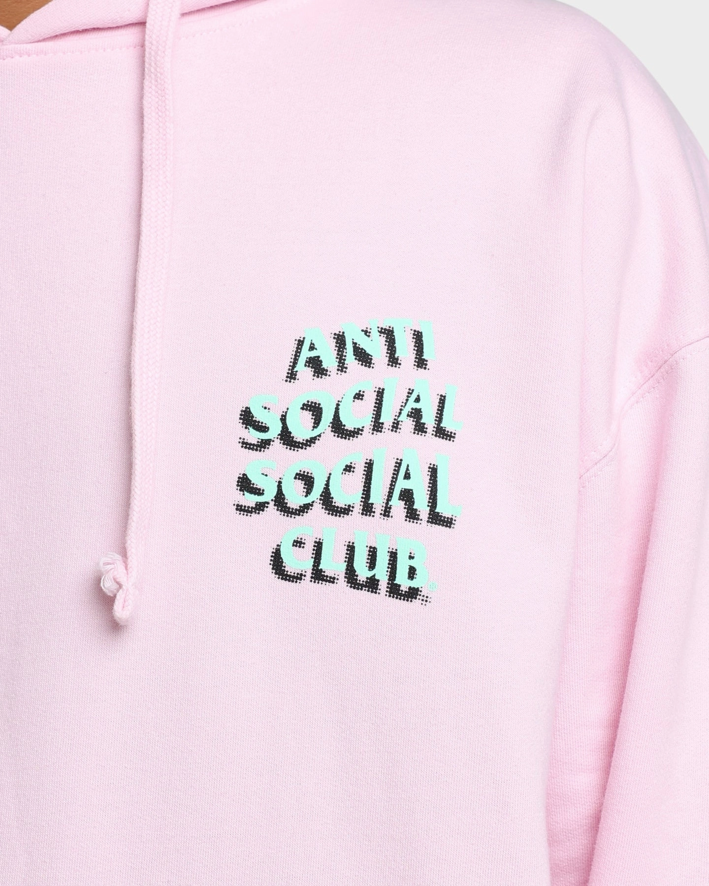 Anti Social Social Club Toned Down Hoodie Pink