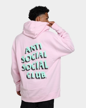 Anti Social Social Club Toned Down Hoodie Pink