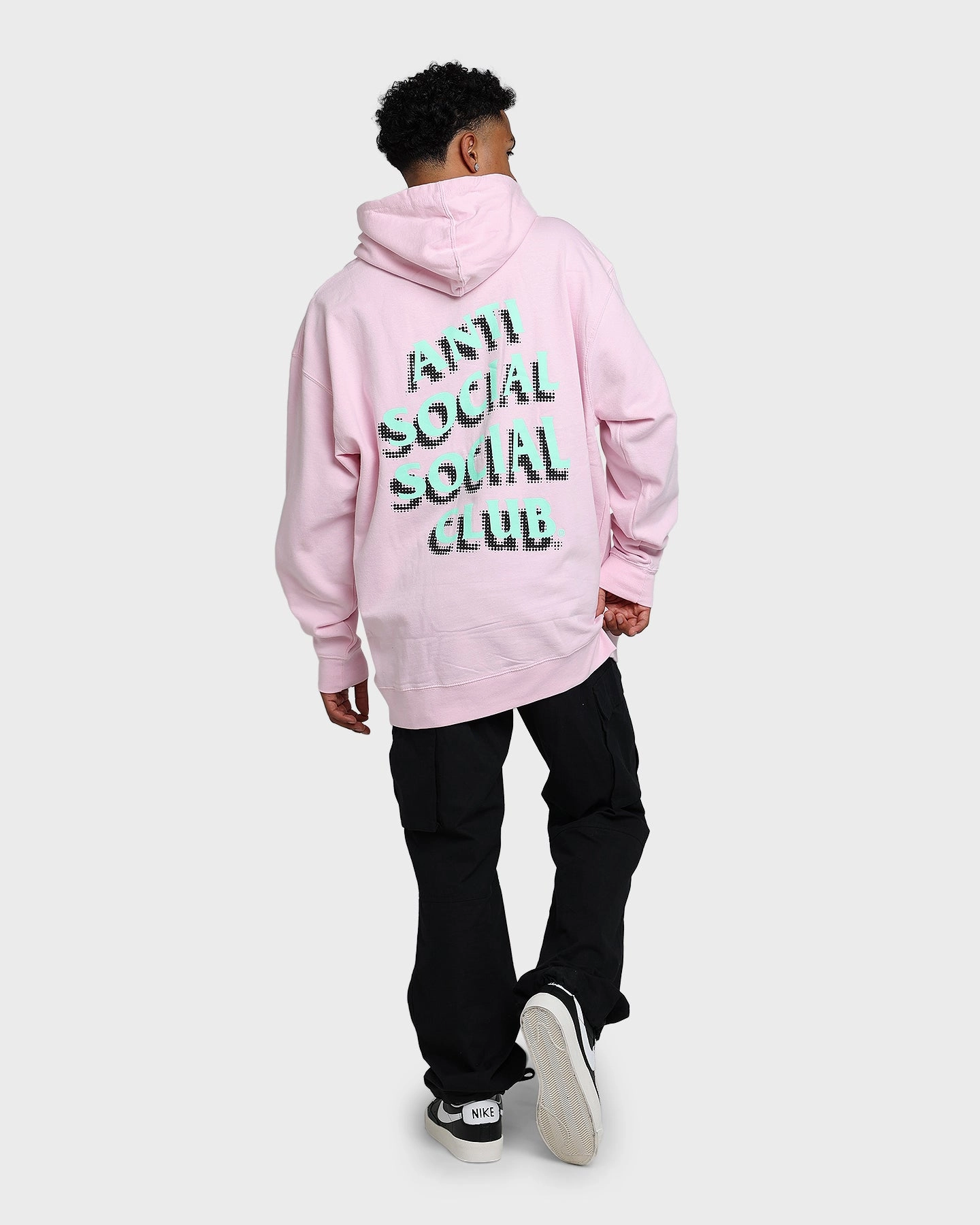 Anti Social Social Club Toned Down Hoodie Pink