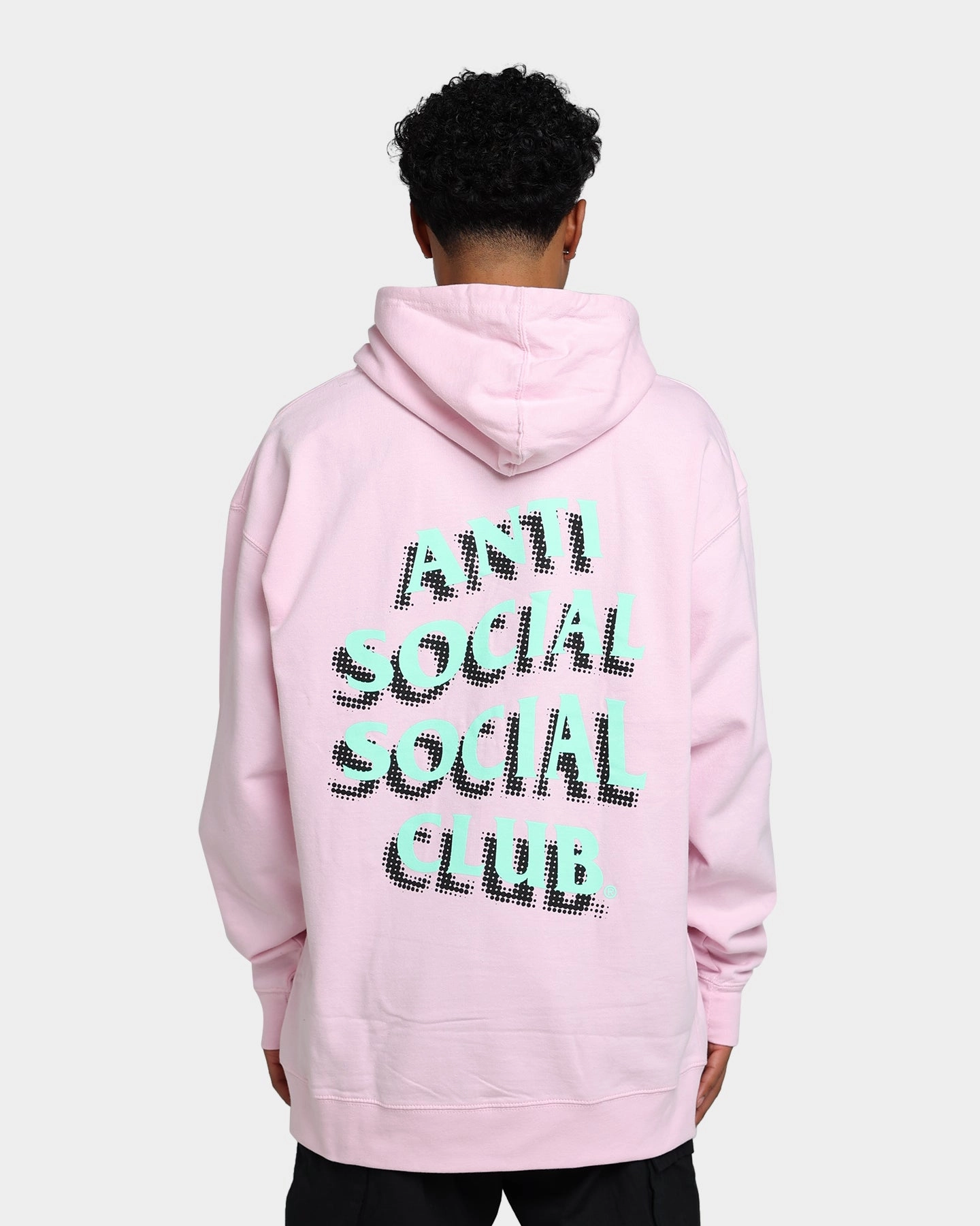 Anti Social Social Club Toned Down Hoodie Pink