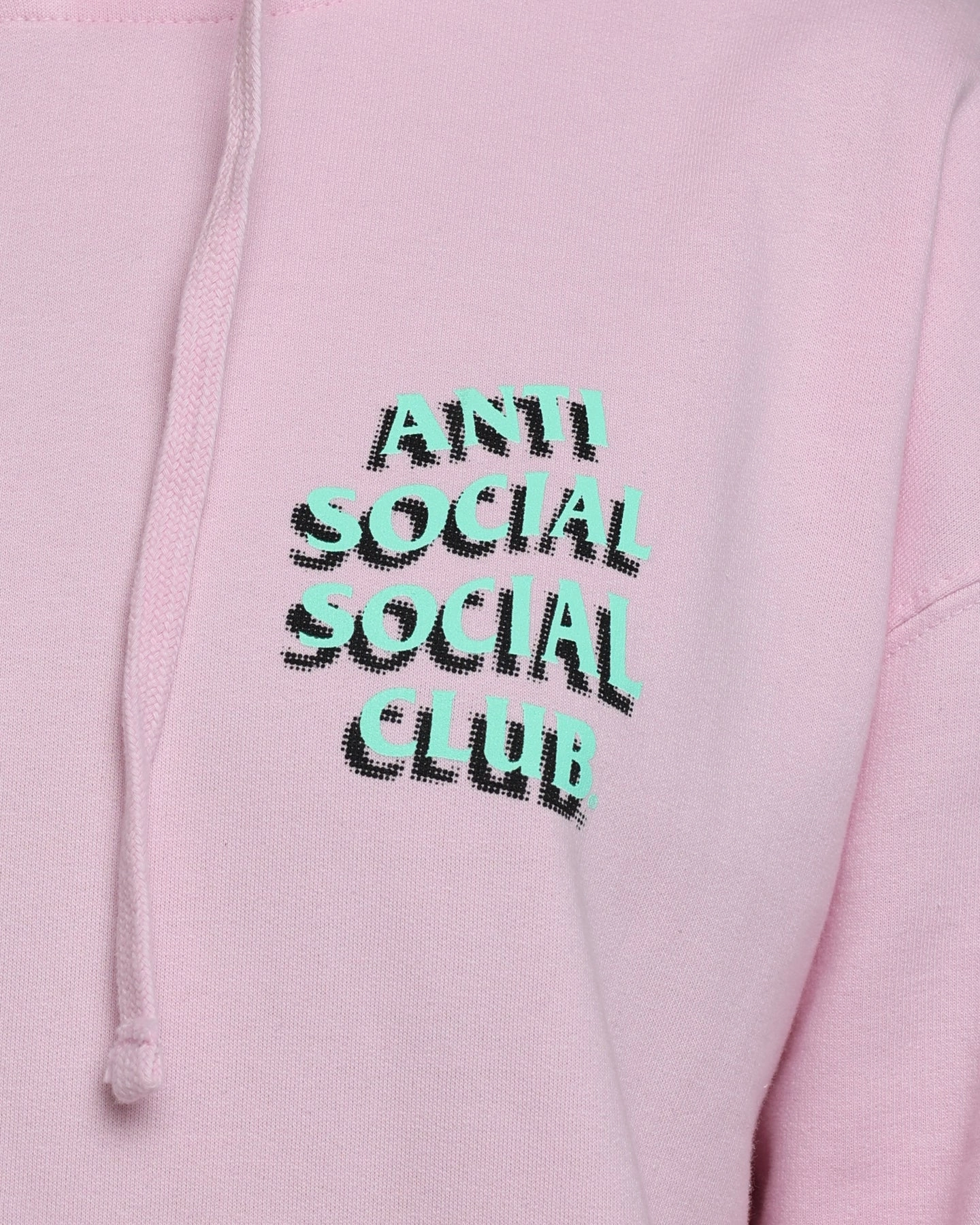 Anti Social Social Club Toned Down Hoodie Pink