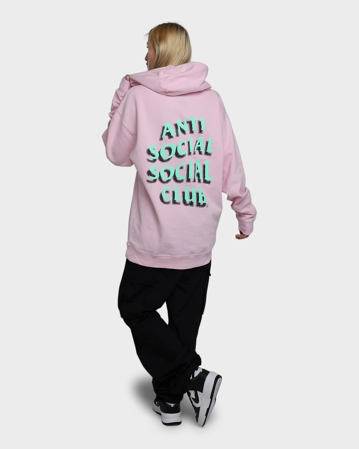 Anti Social Social Club Toned Down Hoodie Pink