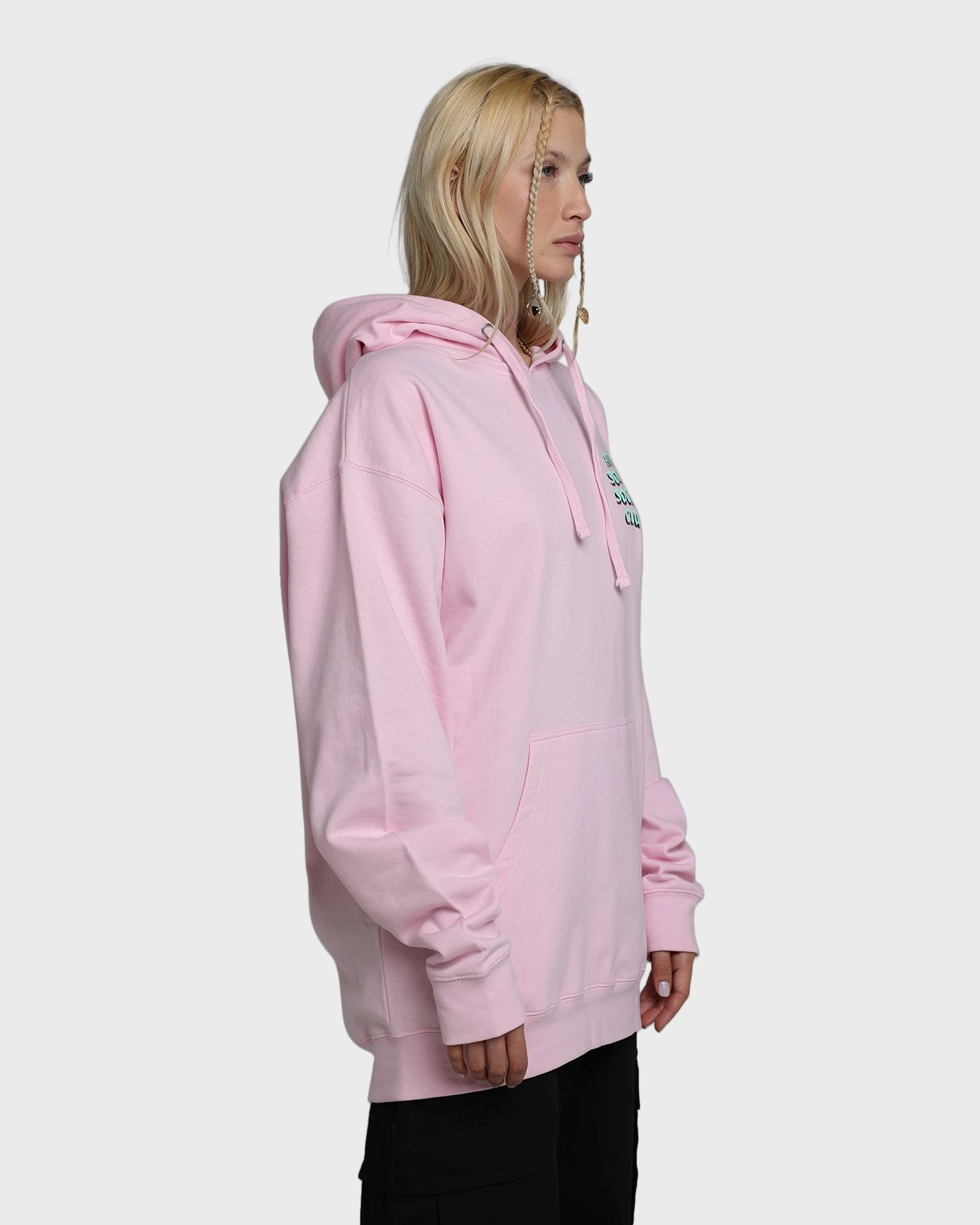 Anti Social Social Club Toned Down Hoodie Pink