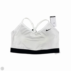 Athletic Bra By Nike Apparel In White. Size: 2x