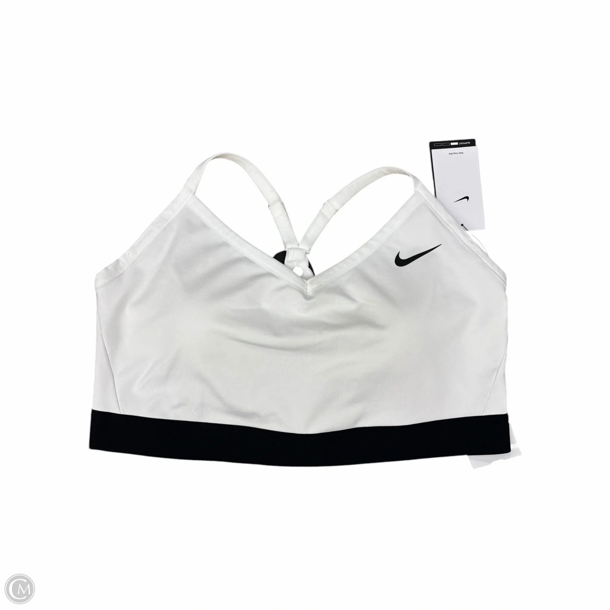 Athletic Bra By Nike Apparel In White. Size: 2x