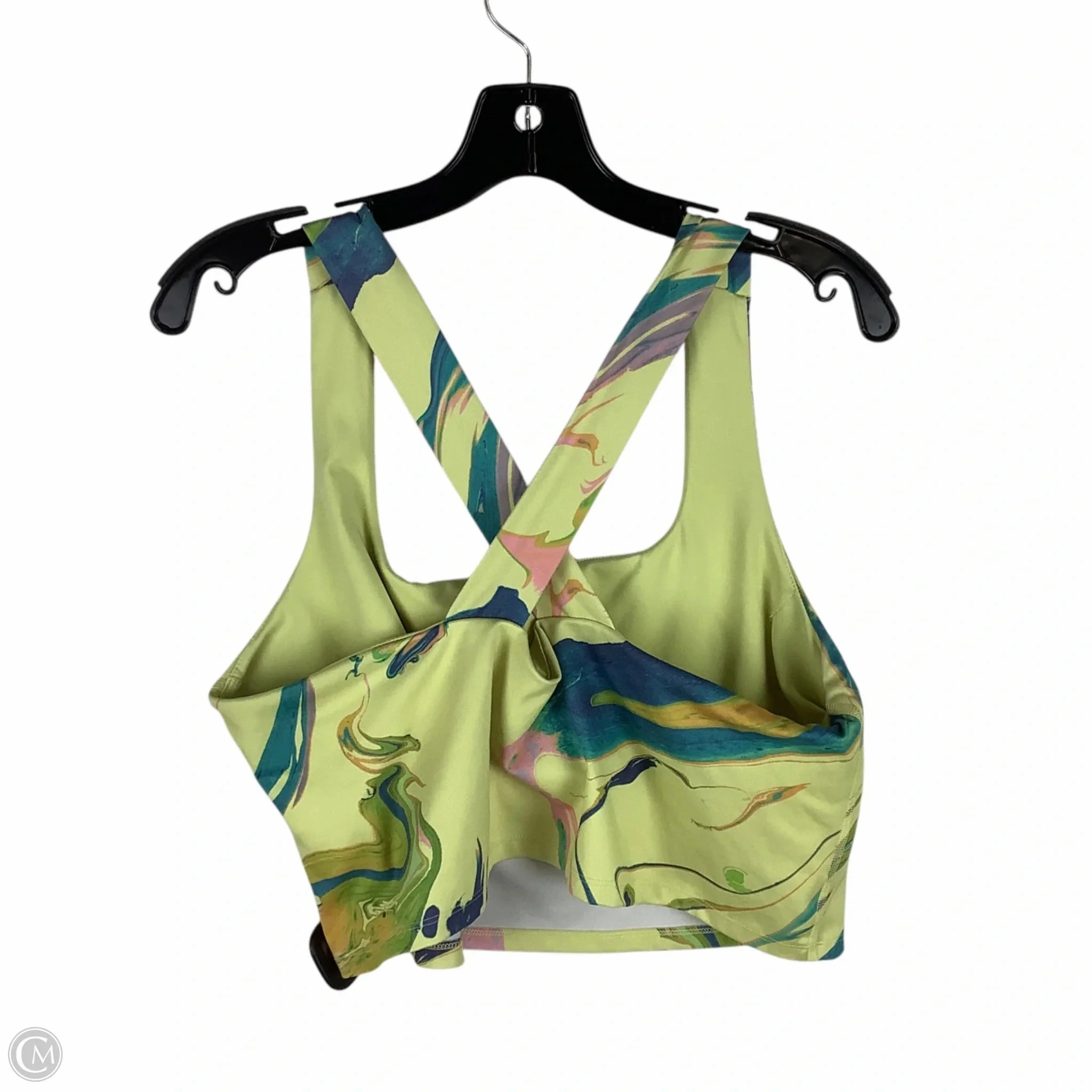 Athletic Bra By Nike Apparel In Yellow. Size: 1x