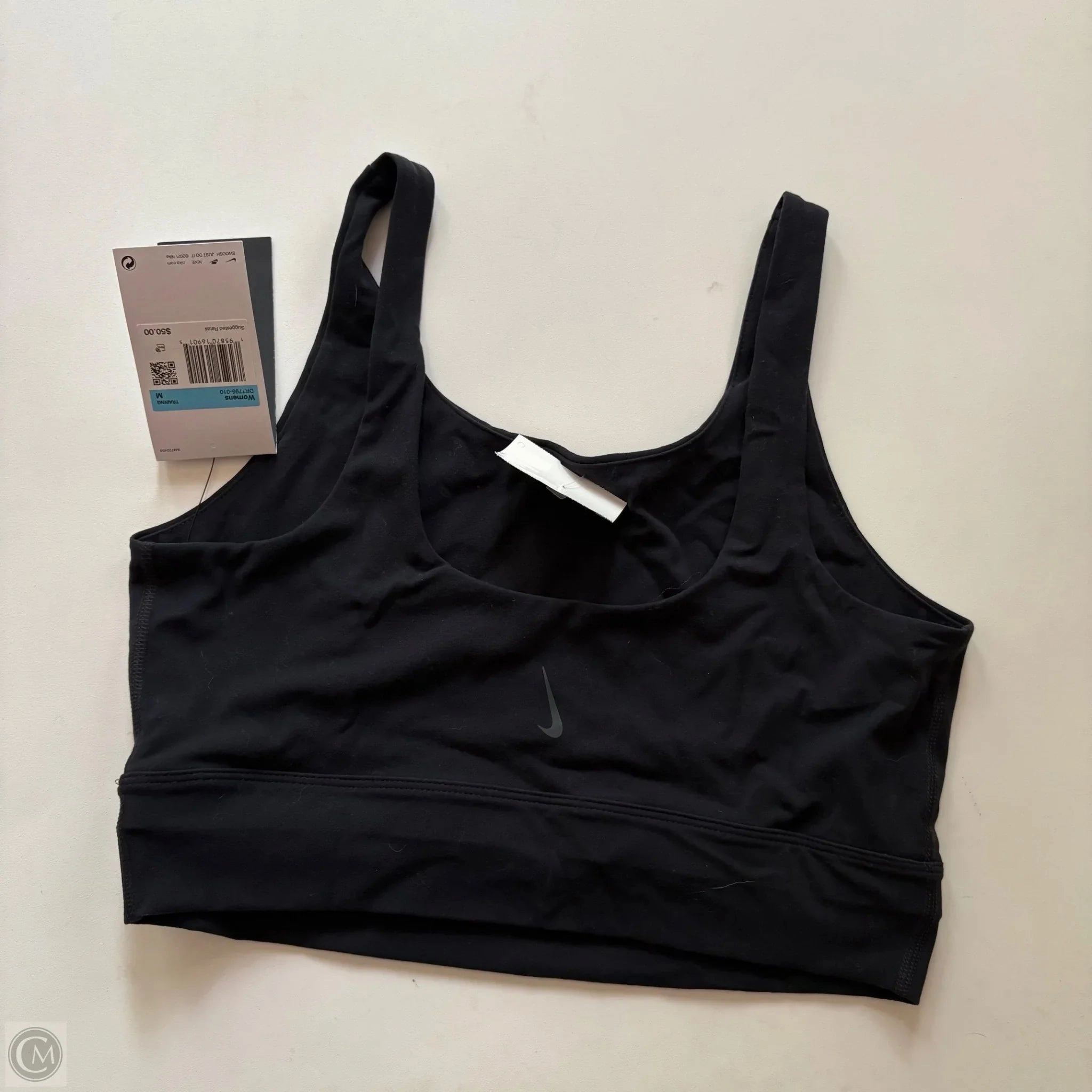 Athletic Bra By Nike In Black. Size: M