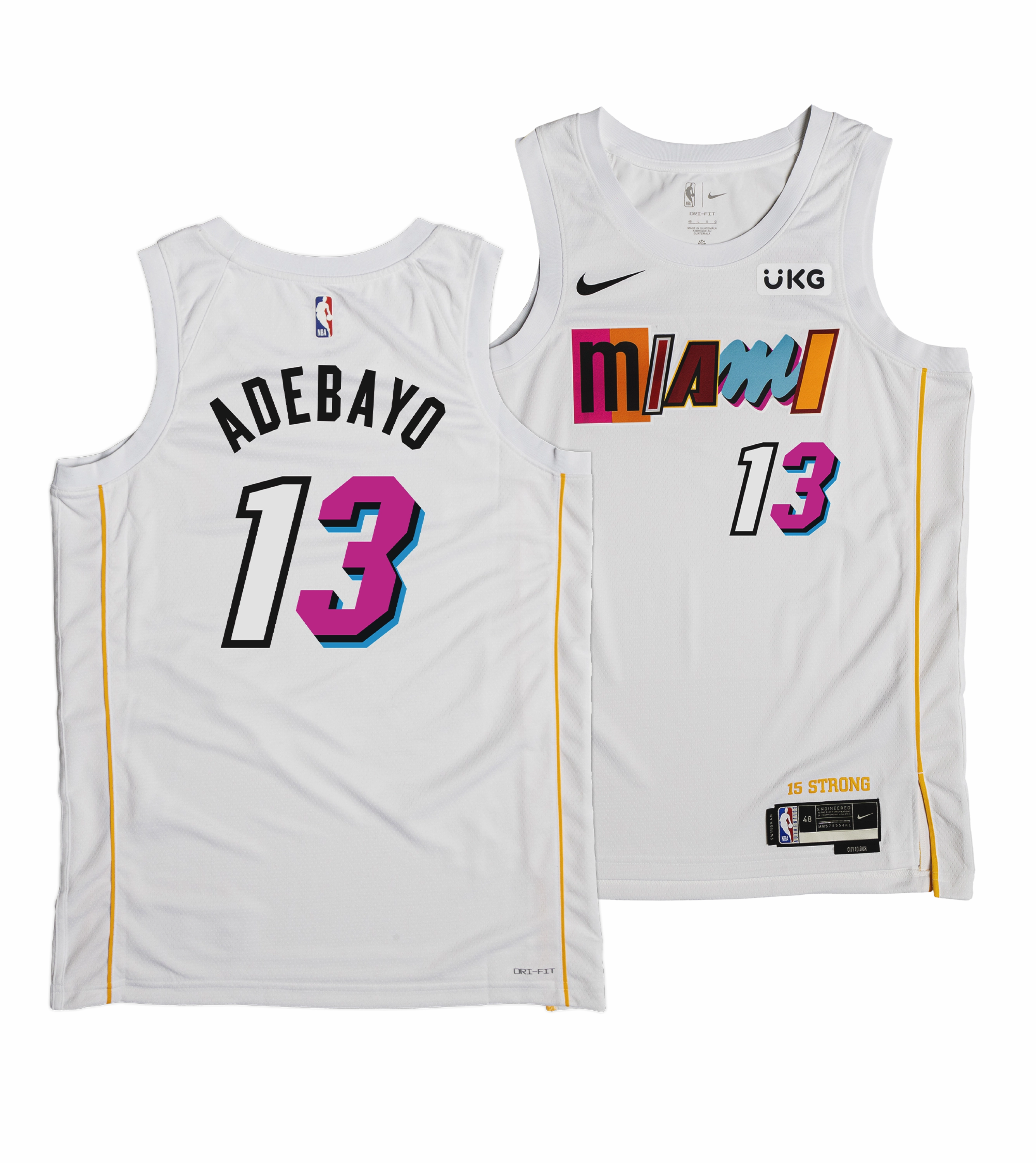 Bam Adebayo Nike Miami Mashup Vol. 2 Swingman Jersey - Player's Choice