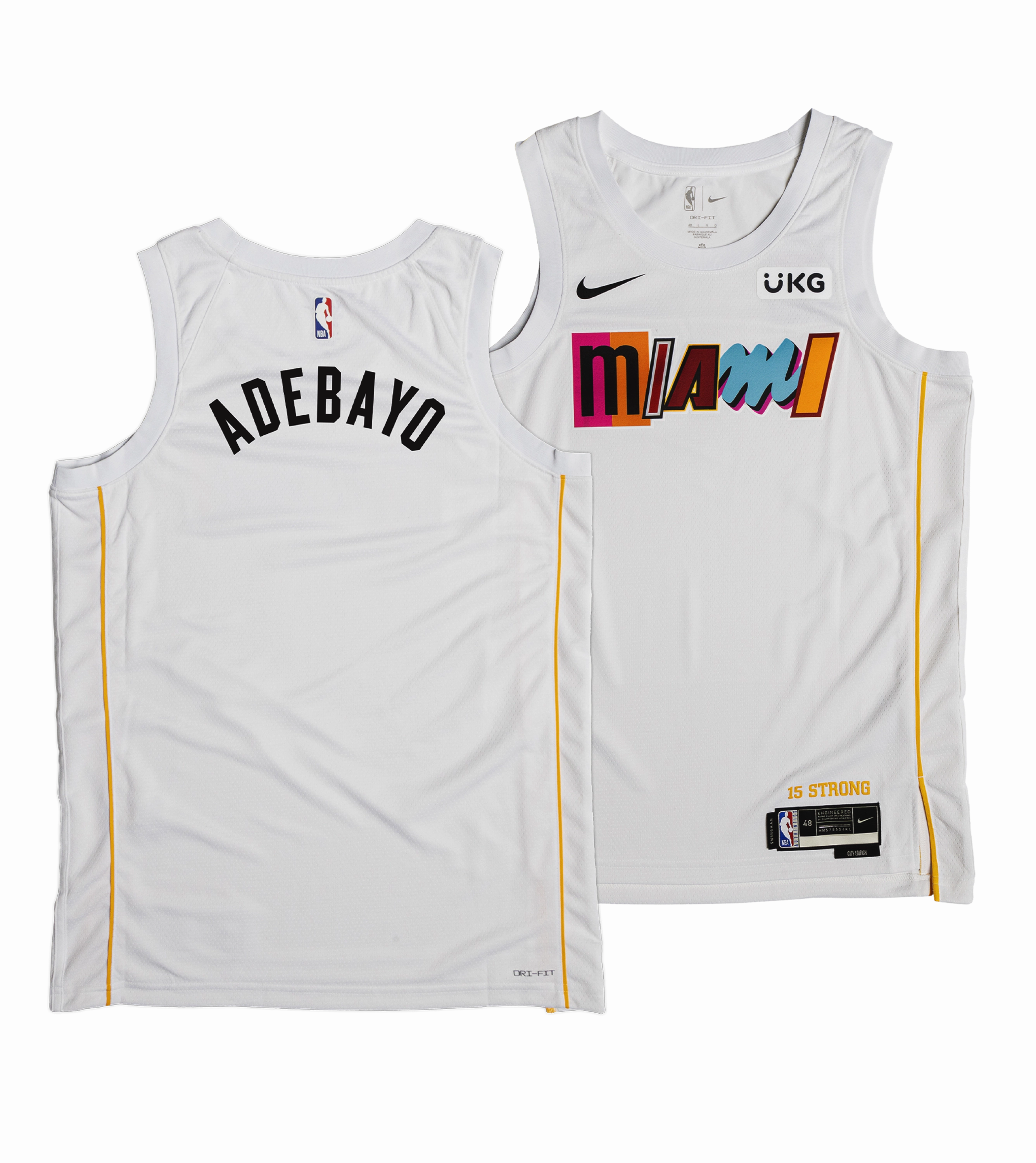 Bam Adebayo Nike Miami Mashup Vol. 2 Youth Swingman Jersey - Custom Number Style