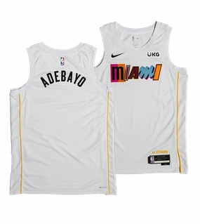 Bam Adebayo Nike Miami Mashup Vol. 2 Youth Swingman Jersey - Custom Number Style