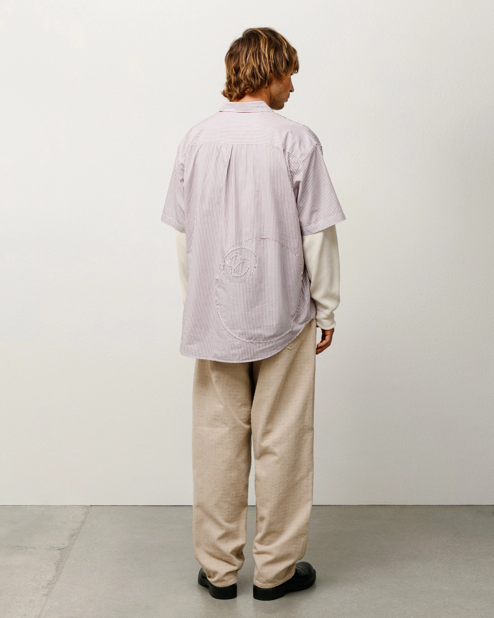 BOXY SS SHIRT 8 BALL STRIPE