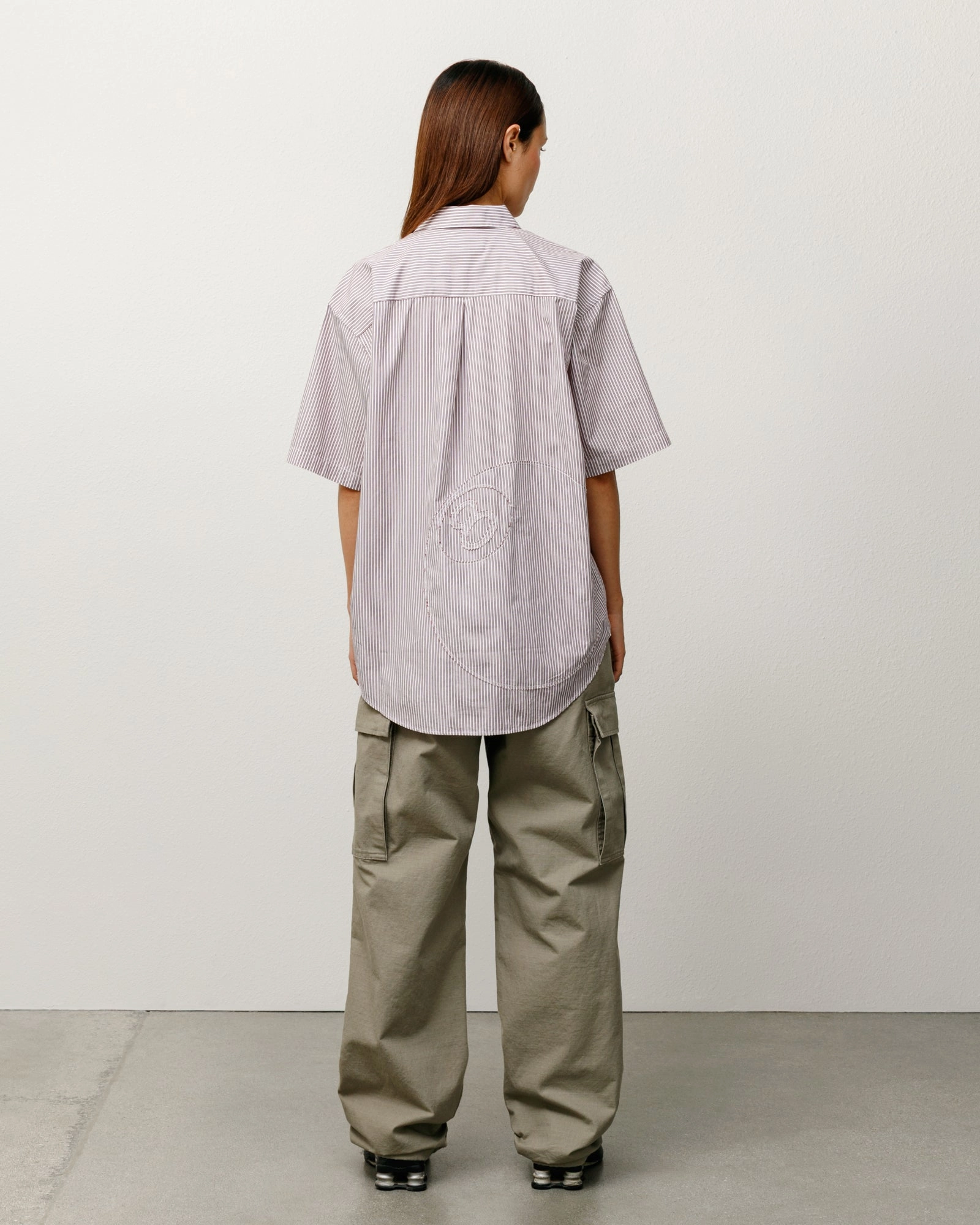 BOXY SS SHIRT 8 BALL STRIPE