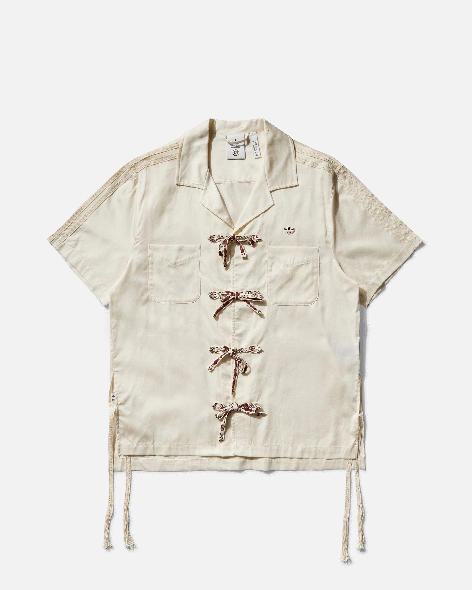 CLOT by Edison Chen Bowling Shirt Cream White