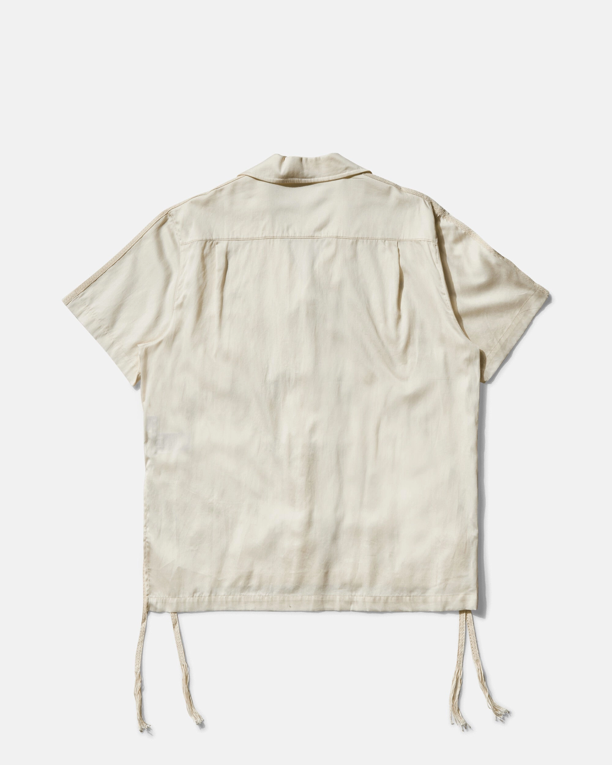 CLOT by Edison Chen Bowling Shirt Cream White