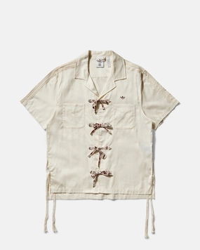 CLOT by Edison Chen Bowling Shirt Cream White