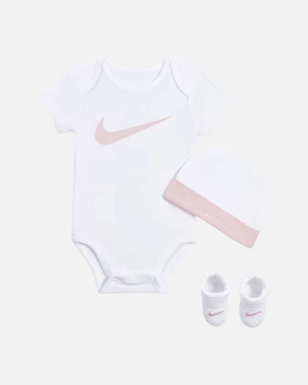 Coffret 5 pièces Nike Bébé - Rose/Blanc
