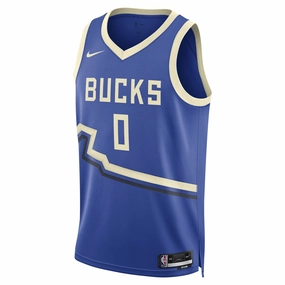 Damian Lillard Milwaukee Bucks 2024/25 City Edition Men's Nike Dri-FIT NBA Swingman Jersey