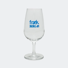 Fraek x UP THERE Wine Glass - Clear