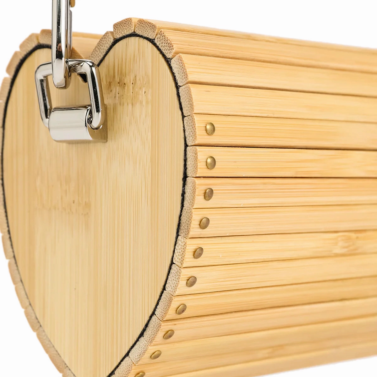 Heart Bamboo Bag 'Brown'