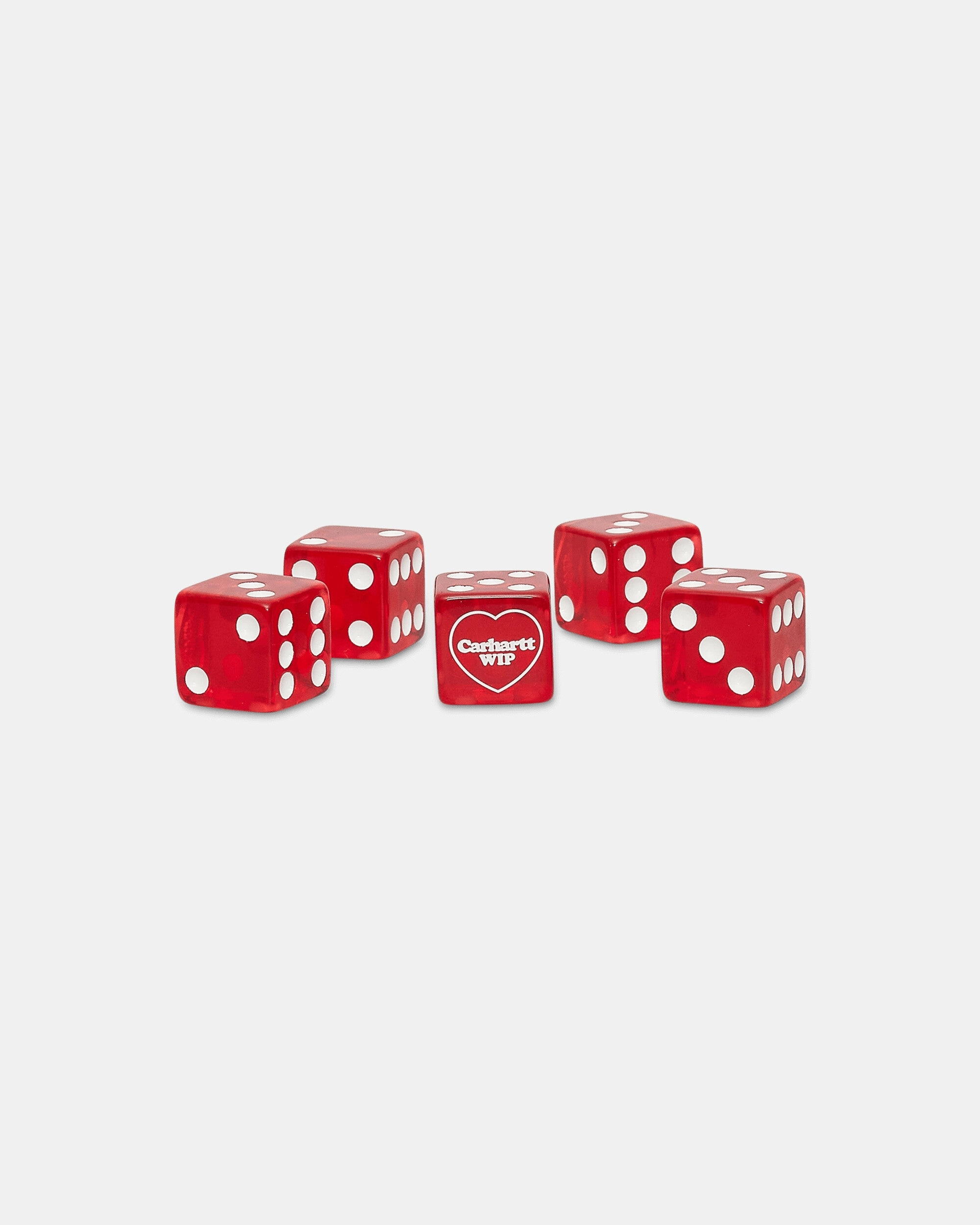 Heart Dice Set Scarlet