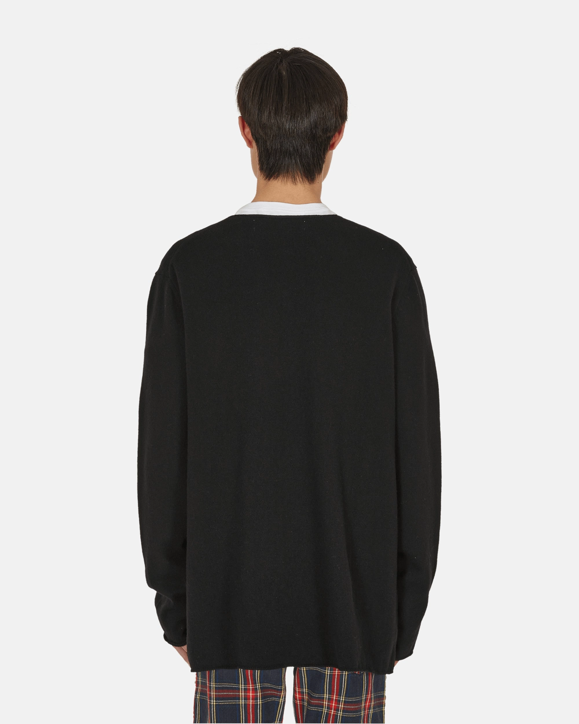 Heart Patch Sweater Black