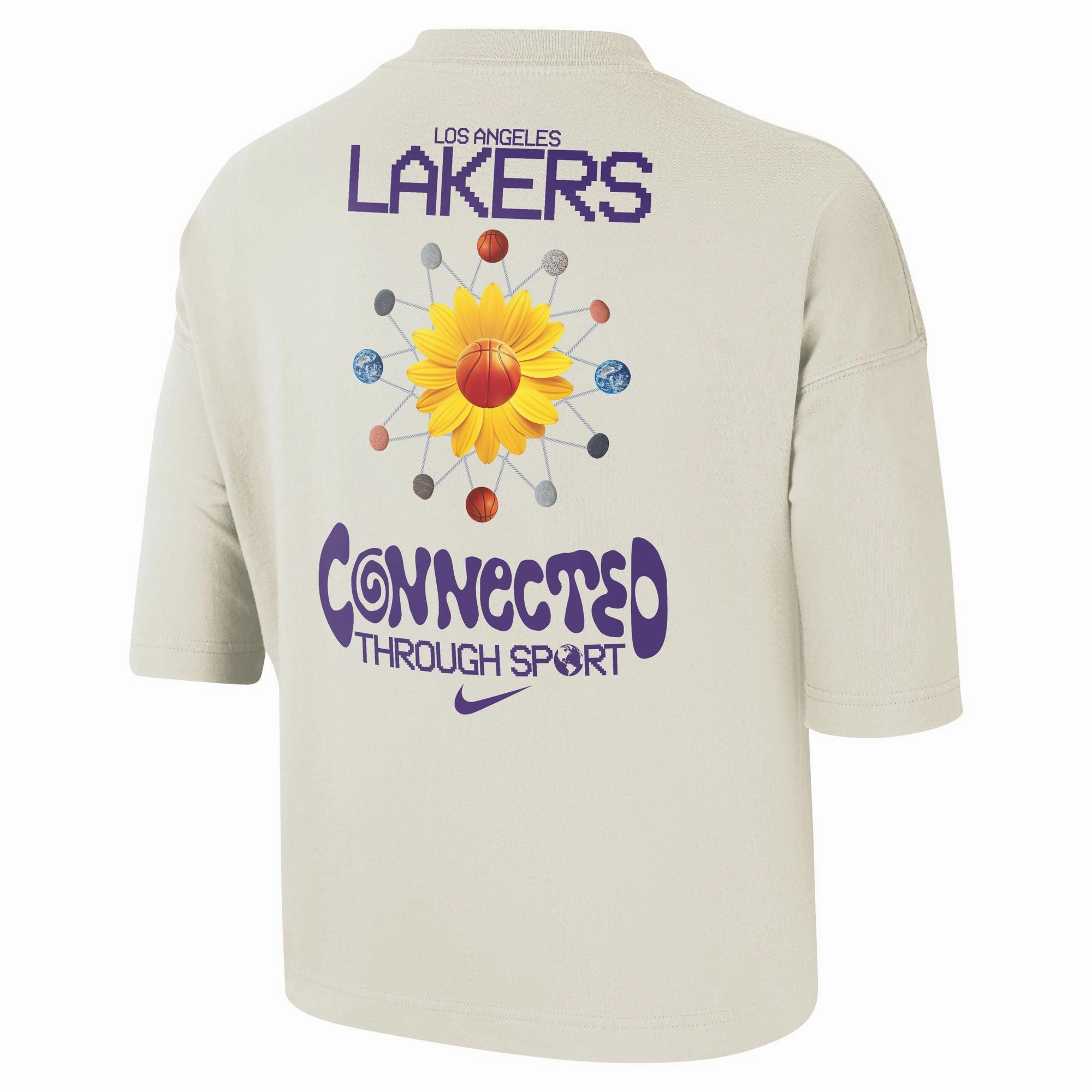 Los Angeles Lakers  Warriors Courtside Women's Boxy T-Shirt
