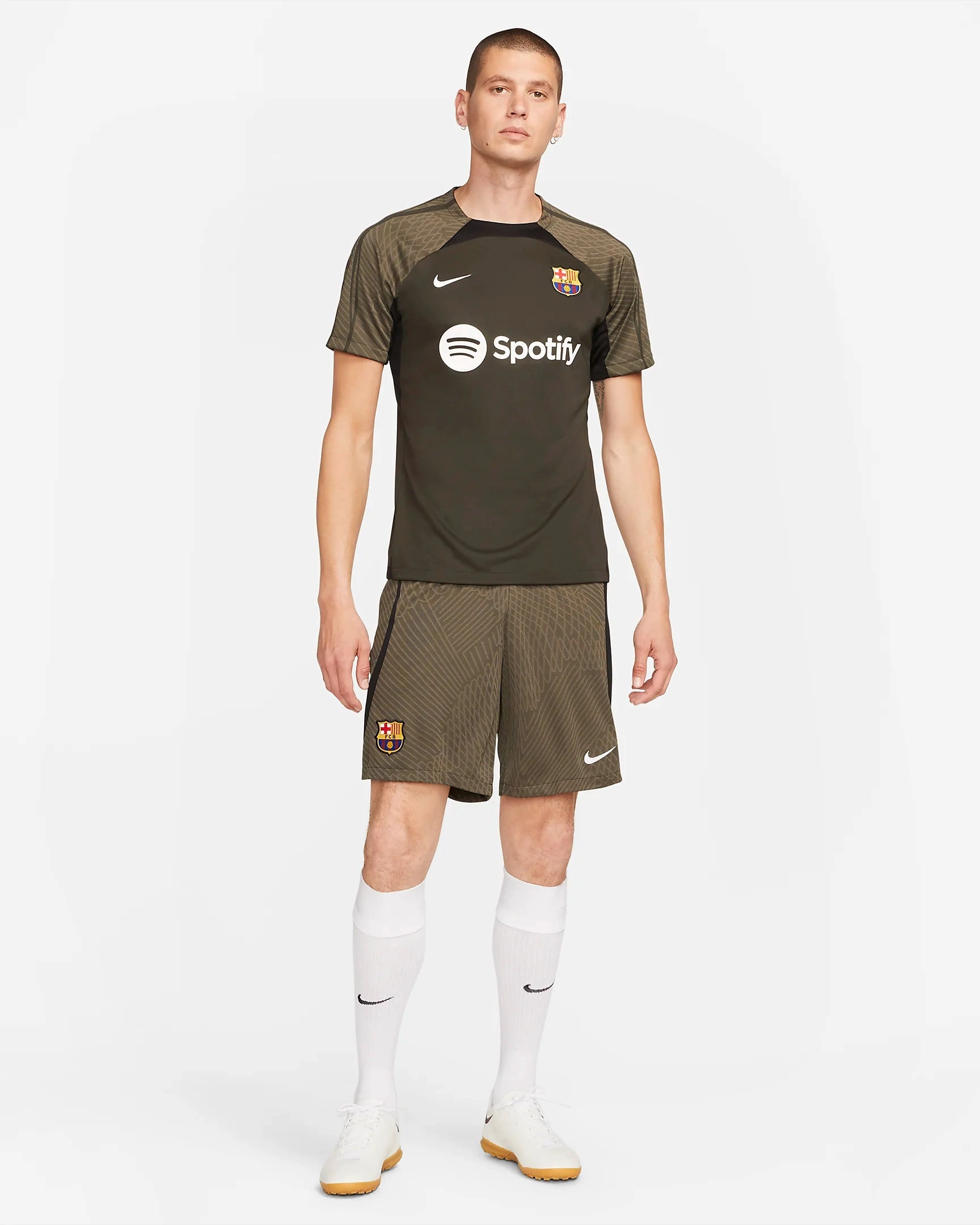 Maillot d'entrainement FC Barcelone - Kaki