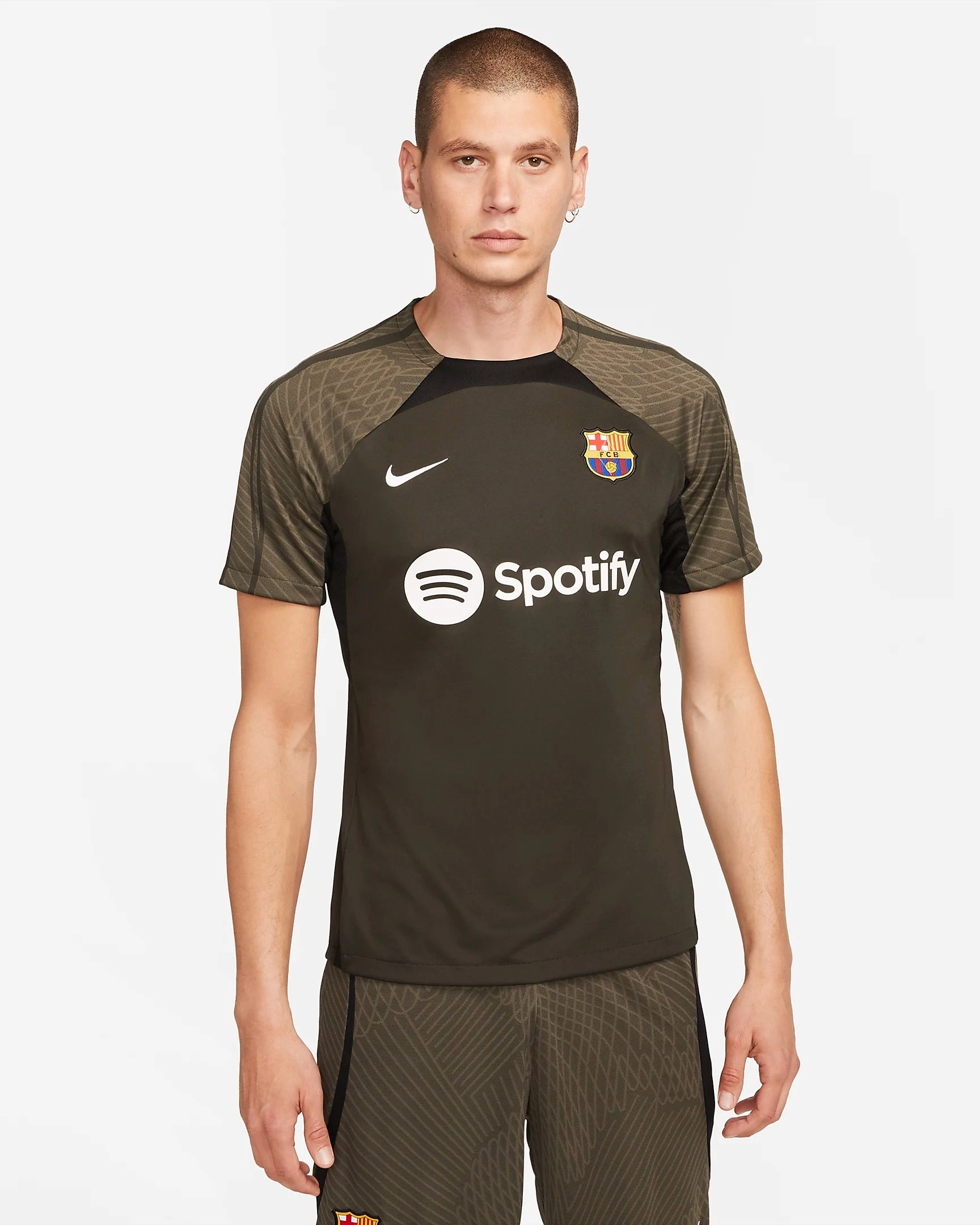 Maillot d'entrainement FC Barcelone - Kaki