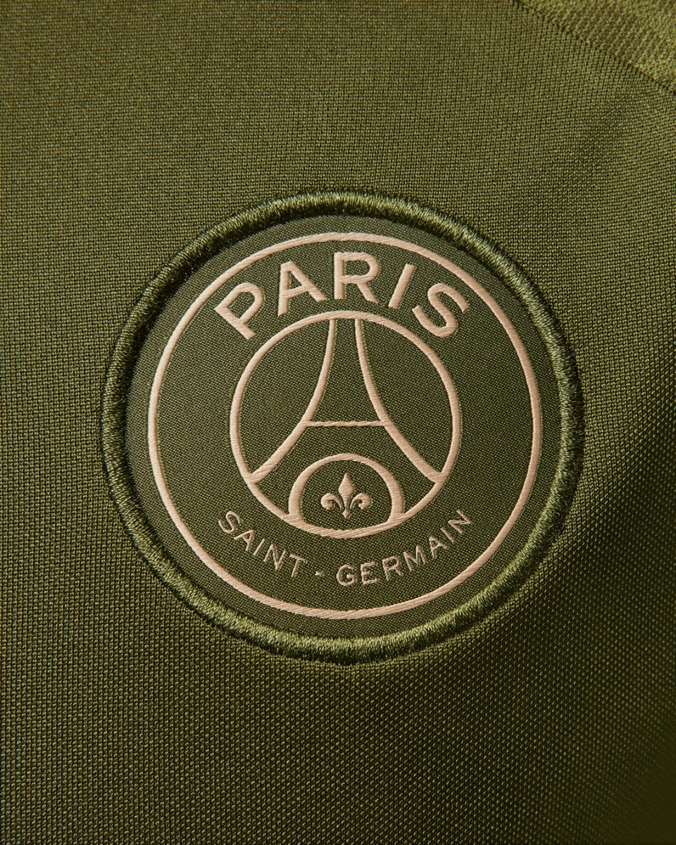 Maillot d'entrainement PSG x Jordan Fourth - Kaki