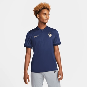 Maillot Equipe de France Domicile  2022 - Bleu/Doré