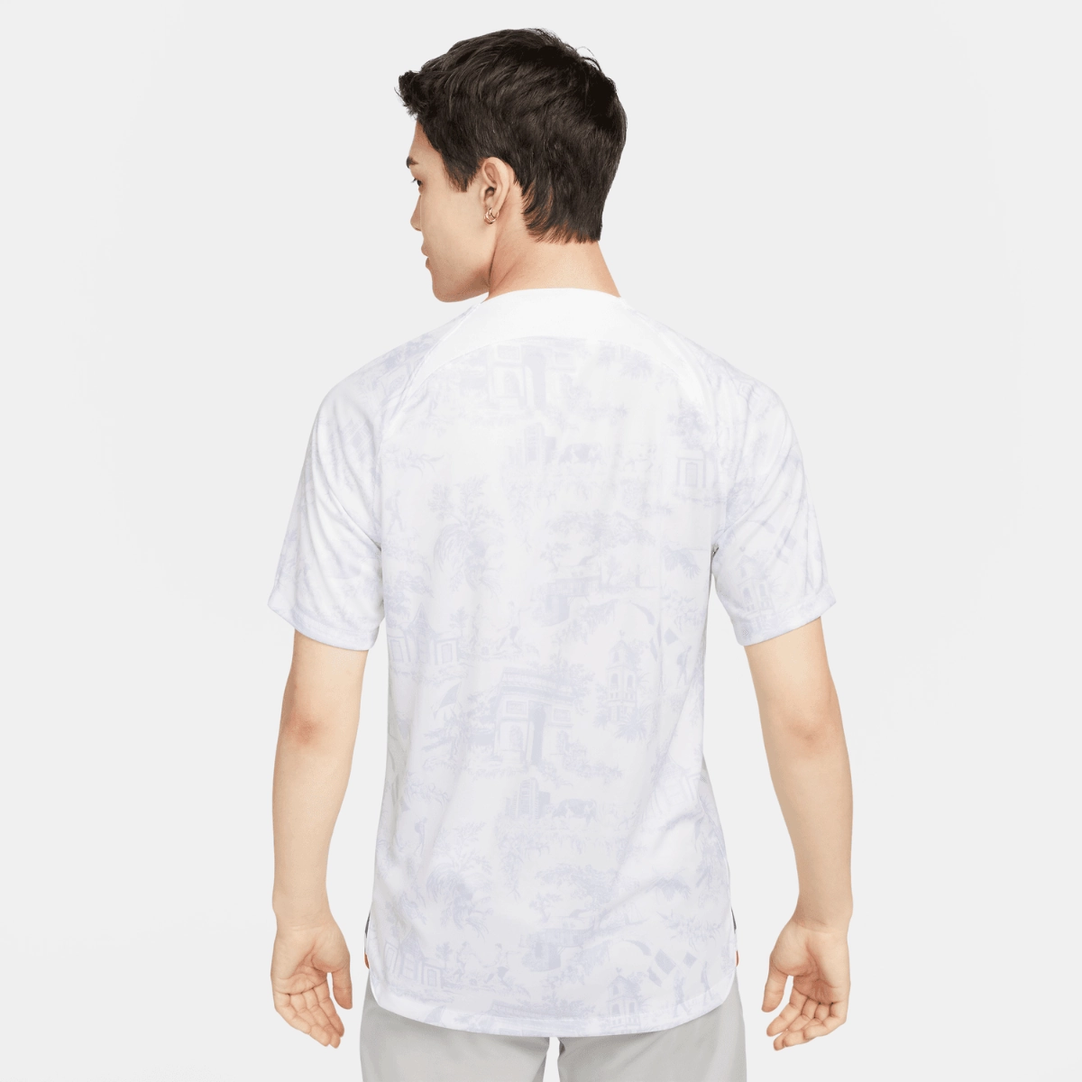 Maillot Extérieur Equipe de France 2022 - Blanc/Gris/Bleu