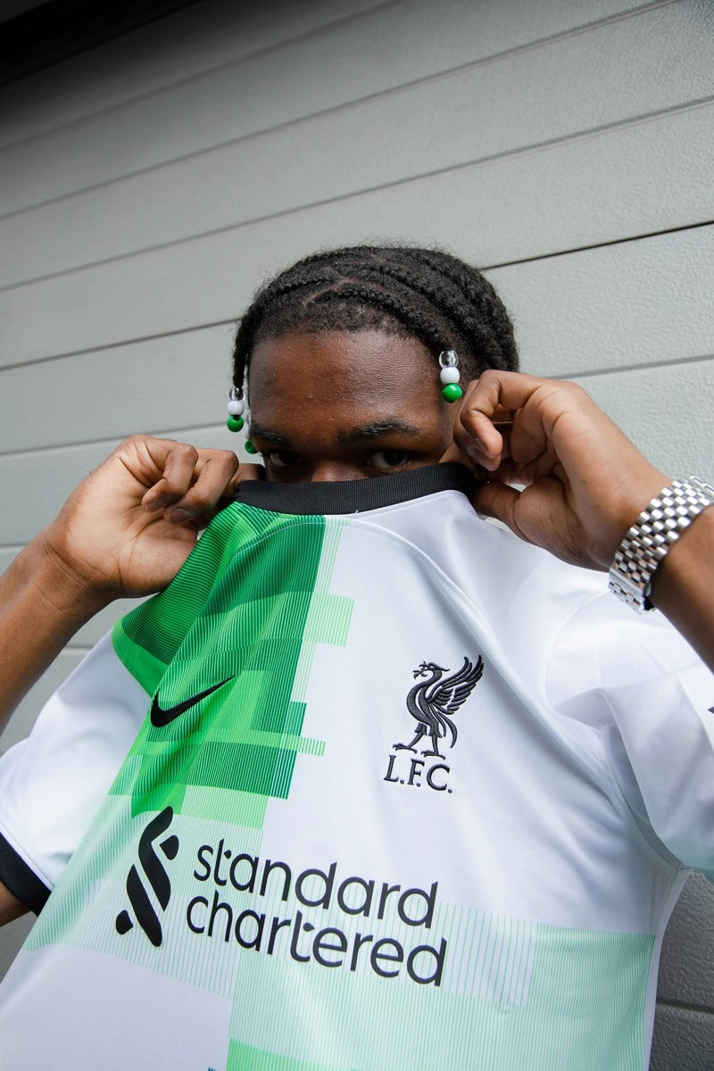 Maillot Extérieur Liverpool  - Blanc/Vert/Noir