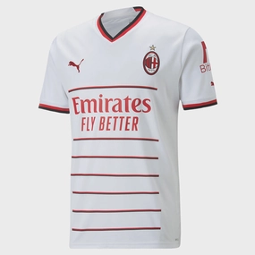 Maillot Extérieur Milan AC 2022/2023 - Blanc/Rouge/Noir