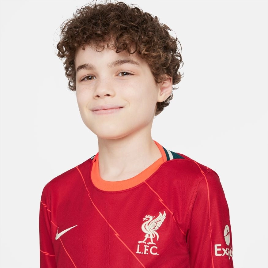 Maillot Liverpool Domicile Junior 2021/2022 - Rouge